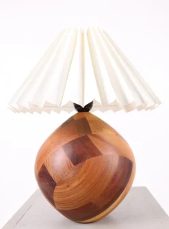 Sale Pamono Small Teak Lamp, Denmark, 1970s