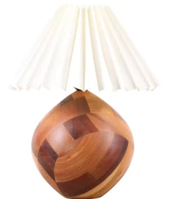 Sale Pamono Small Teak Lamp, Denmark, 1970s