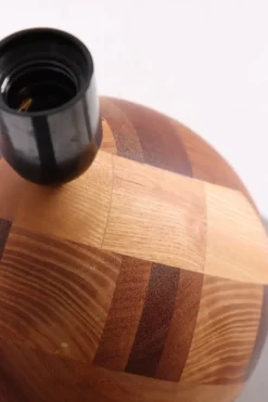 Sale Pamono Small Teak Lamp, Denmark, 1970s