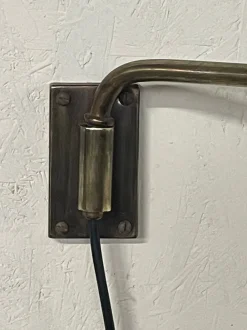 New Pamono Small Wall Lamp with Extendable Arm, 1940s-1950s