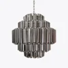 Best Pamono Smoked Mirror Palermo Chandelier from Pure White Lines
