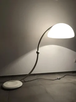 Clearance Pamono Snake Floor Lamp by Elio Martinelli for Martinelli Luce