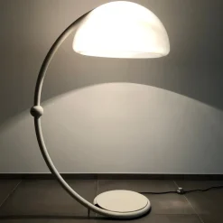 Clearance Pamono Snake Floor Lamp by Elio Martinelli for Martinelli Luce