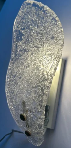 New Pamono Snow White Butterflies Murano Sconces, 1980s, Set of 5