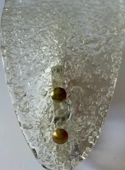 New Pamono Snow White Butterflies Murano Sconces, 1980s, Set of 5