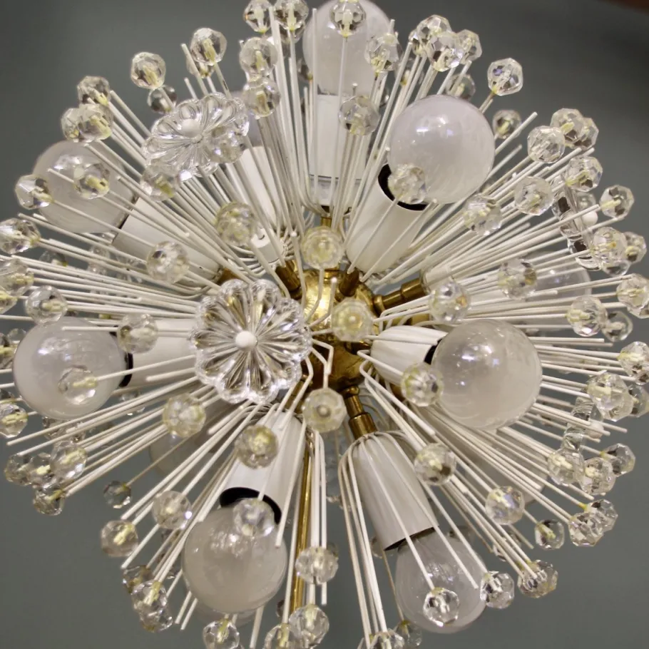 Clearance Pamono Snowball Hanging Lamp attributed to Emil Stejnar for Rupert Nikoll, 1950s