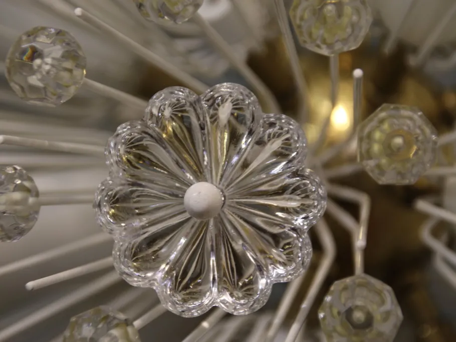 Clearance Pamono Snowball Hanging Lamp attributed to Emil Stejnar for Rupert Nikoll, 1950s