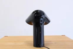 Pamono Sorella Black Table Lamp by Guzzini, 1970s