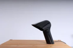 Pamono Sorella Black Table Lamp by Guzzini, 1970s