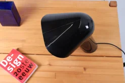 Pamono Sorella Black Table Lamp by Guzzini, 1970s