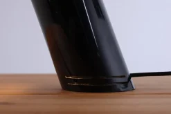 Pamono Sorella Black Table Lamp by Guzzini, 1970s