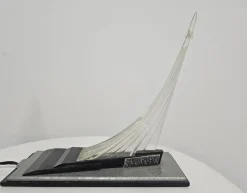 Pamono Soviet Lamp and Sculpture Dedicated to the Exploration of Space, 1965