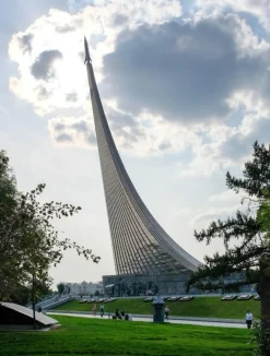 Pamono Soviet Lamp and Sculpture Dedicated to the Exploration of Space, 1965