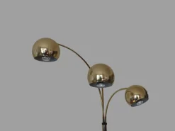 Discount Pamono Space Age Arch Floor Lamp in Brass, 1970s