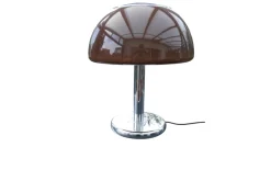 Discount Pamono Space Age Brown Mushroom Table Lamp from Cosack Leuchten, 1960s-1970s
