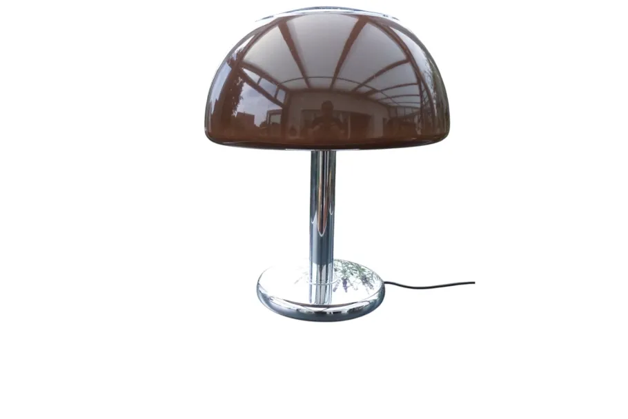 Discount Pamono Space Age Brown Mushroom Table Lamp from Cosack Leuchten, 1960s-1970s
