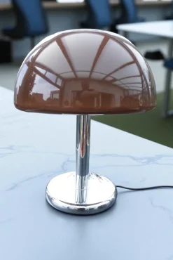 Discount Pamono Space Age Brown Mushroom Table Lamp from Cosack Leuchten, 1960s-1970s