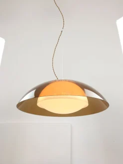 Best Pamono Space Age Brown UFO Lamp from Guzzini, 1970s