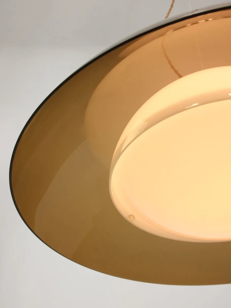 Best Pamono Space Age Brown UFO Lamp from Guzzini, 1970s