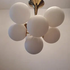 Discount Pamono Space Age Ceiling Lamp by Max Bill for Temde, 1960s