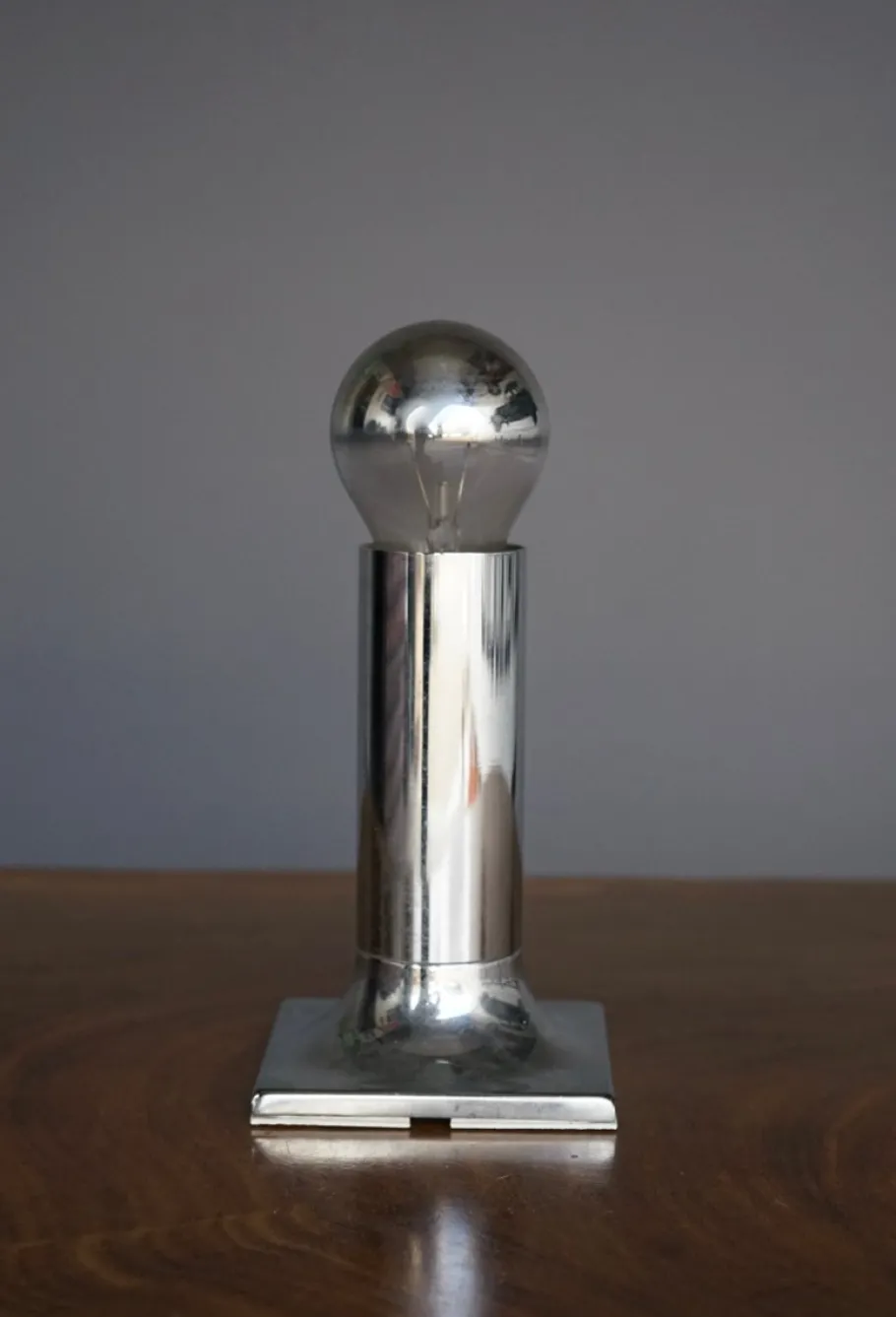 New Pamono Space Age Chrome Ceiling Lamp by Rolf Krüger for Staff, 1970s