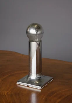 New Pamono Space Age Chrome Ceiling Lamp by Rolf Krüger for Staff, 1970s