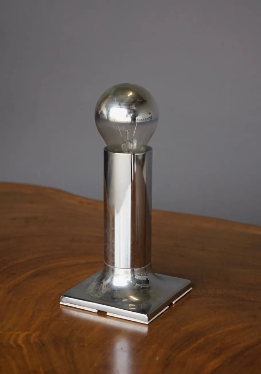 New Pamono Space Age Chrome Ceiling Lamp by Rolf Krüger for Staff, 1970s