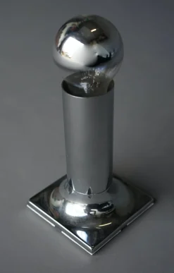 New Pamono Space Age Chrome Ceiling Lamp by Rolf Krüger for Staff, 1970s