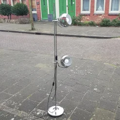 Clearance Pamono Space Age Chrome Eyeball Floor Lamp from Herda, 1970s