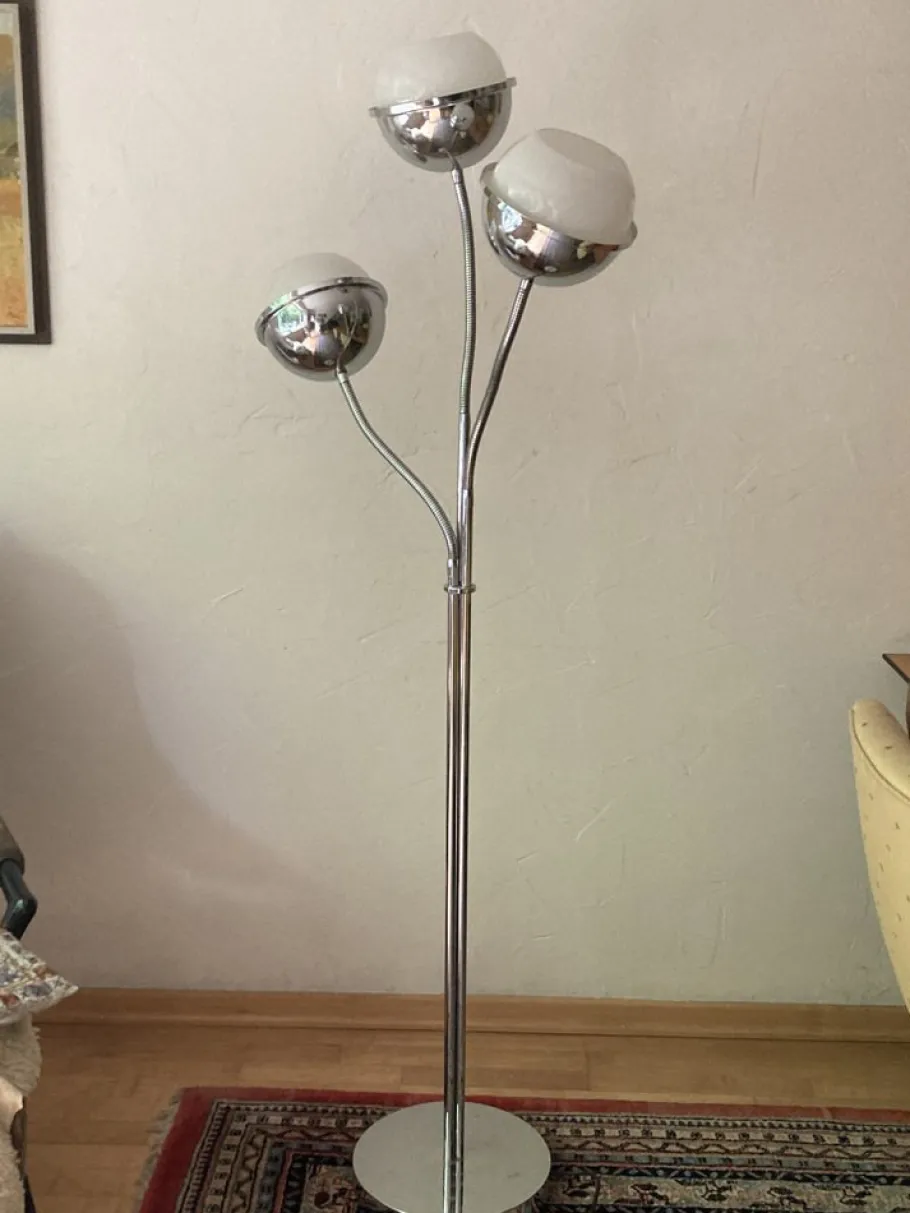 New Pamono Space Age Eyeball Floor Lamp in the Style of Goffredo Reggiani