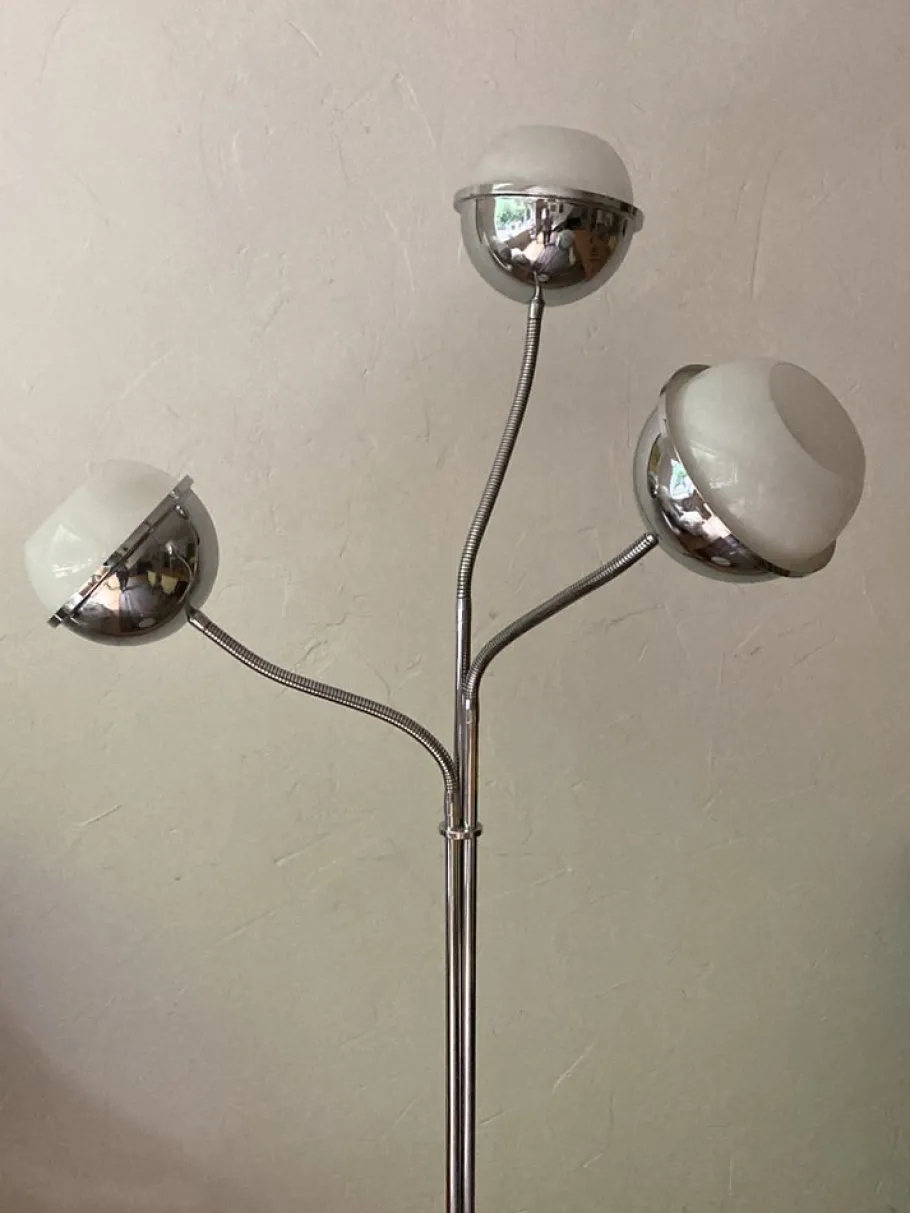 New Pamono Space Age Eyeball Floor Lamp in the Style of Goffredo Reggiani