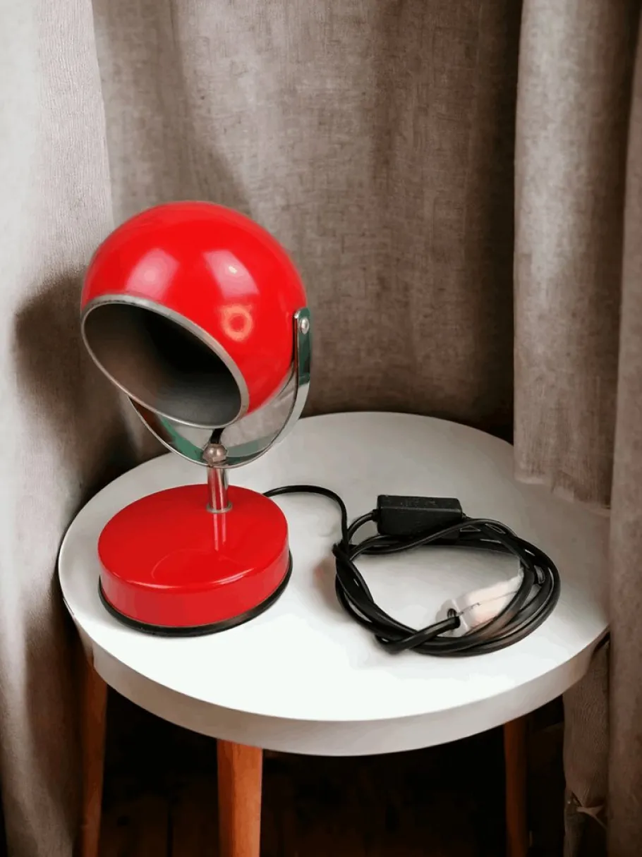 Sale Pamono Space Age Eyeball Table Lamp from Veneta Lumi, 1970s