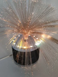 Clearance Pamono Space Age Fiber Optic Table Lamp, 1960s