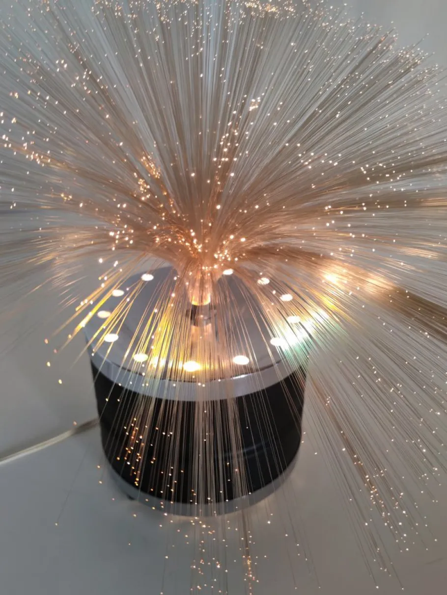 Clearance Pamono Space Age Fiber Optic Table Lamp, 1960s