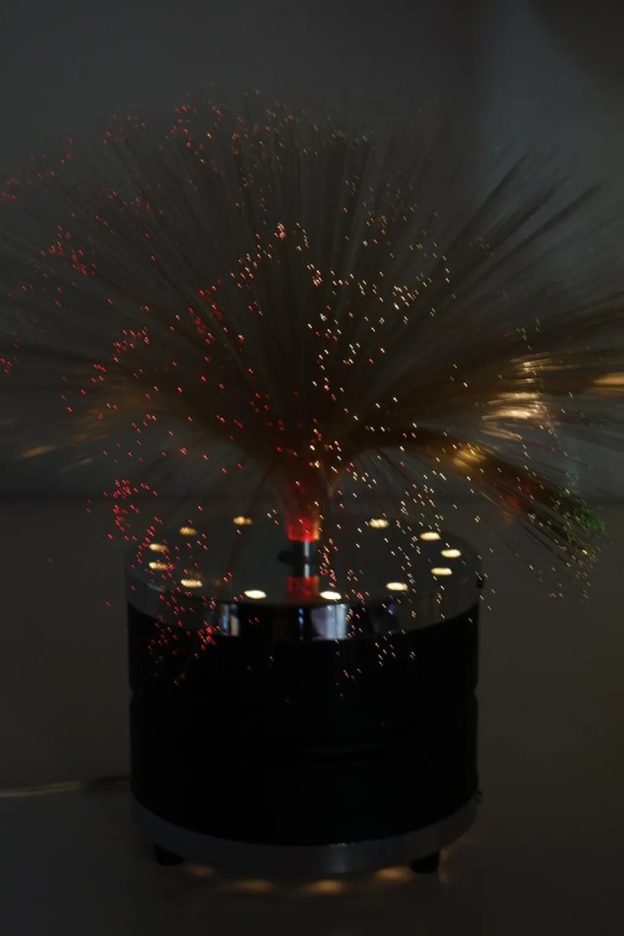 Clearance Pamono Space Age Fiber Optic Table Lamp, 1960s