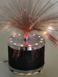 Clearance Pamono Space Age Fiber Optic Table Lamp, 1960s