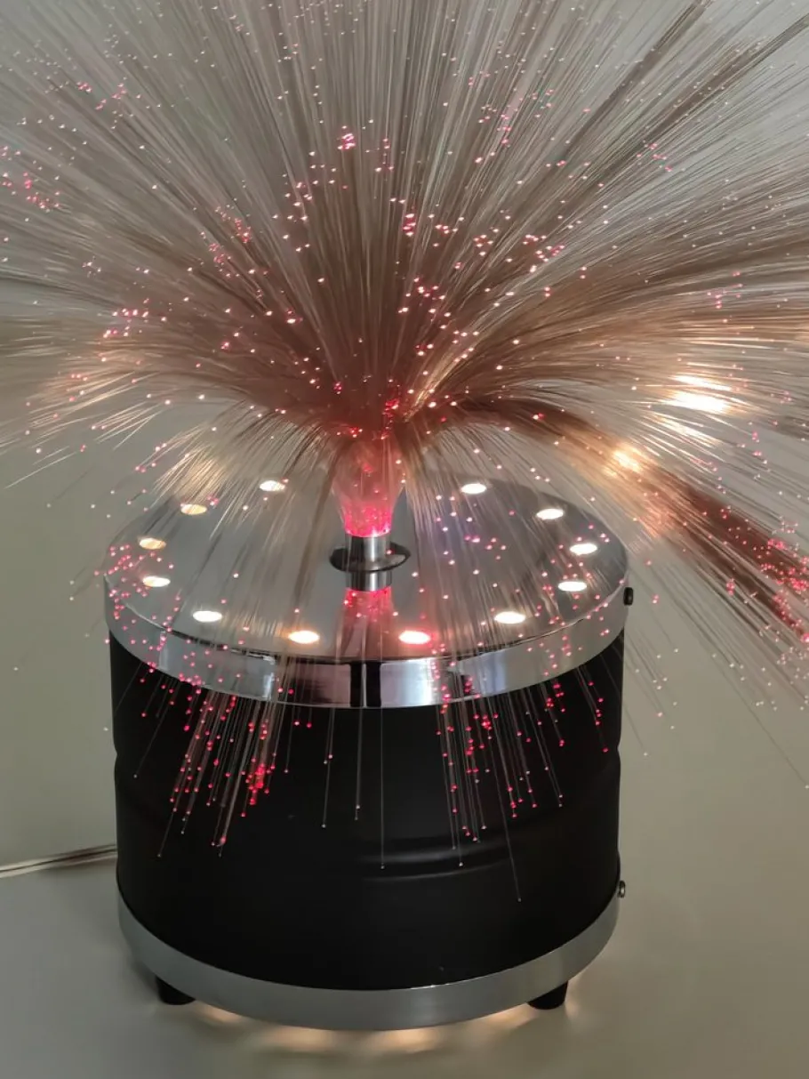 Clearance Pamono Space Age Fiber Optic Table Lamp, 1960s