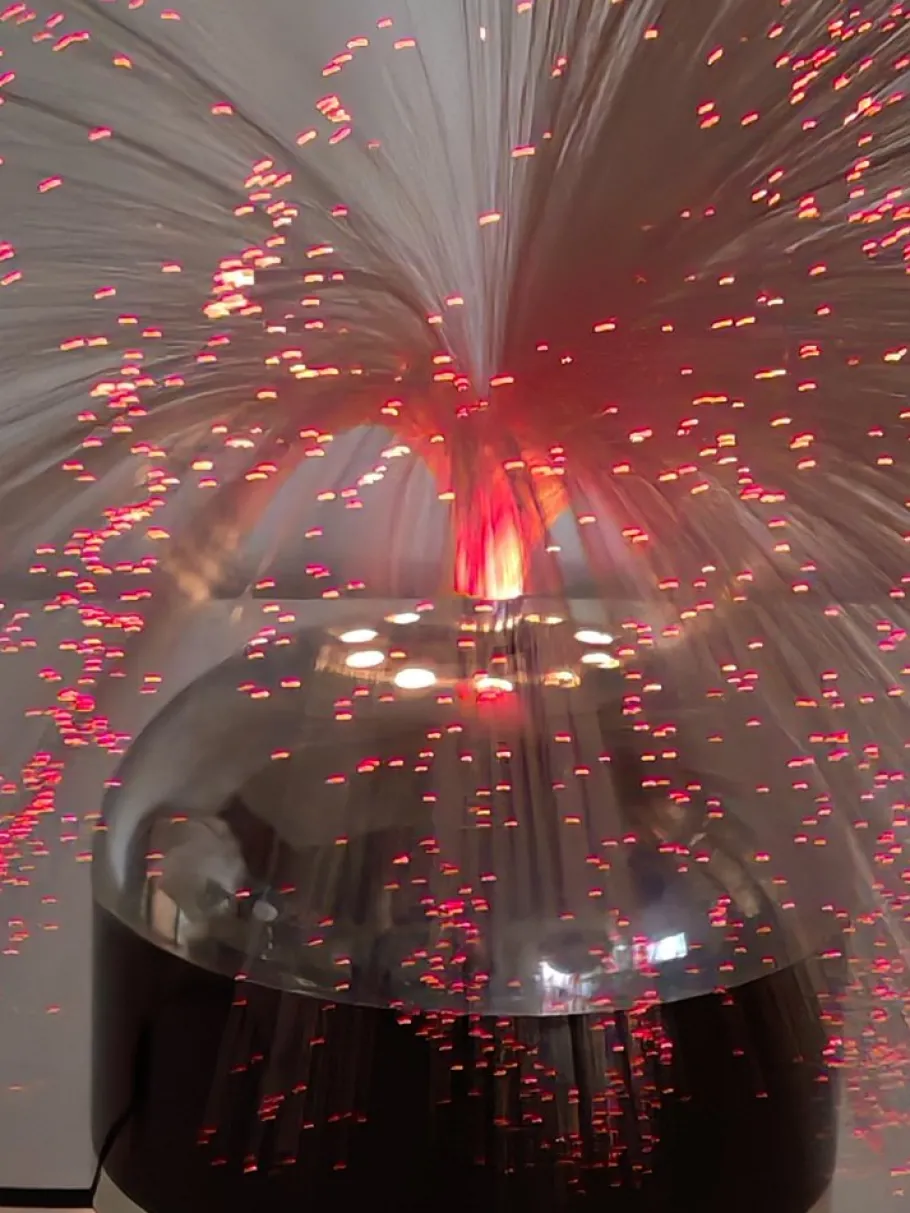 Outlet Pamono Space Age Fiber Optic Table Lamp, 1960s