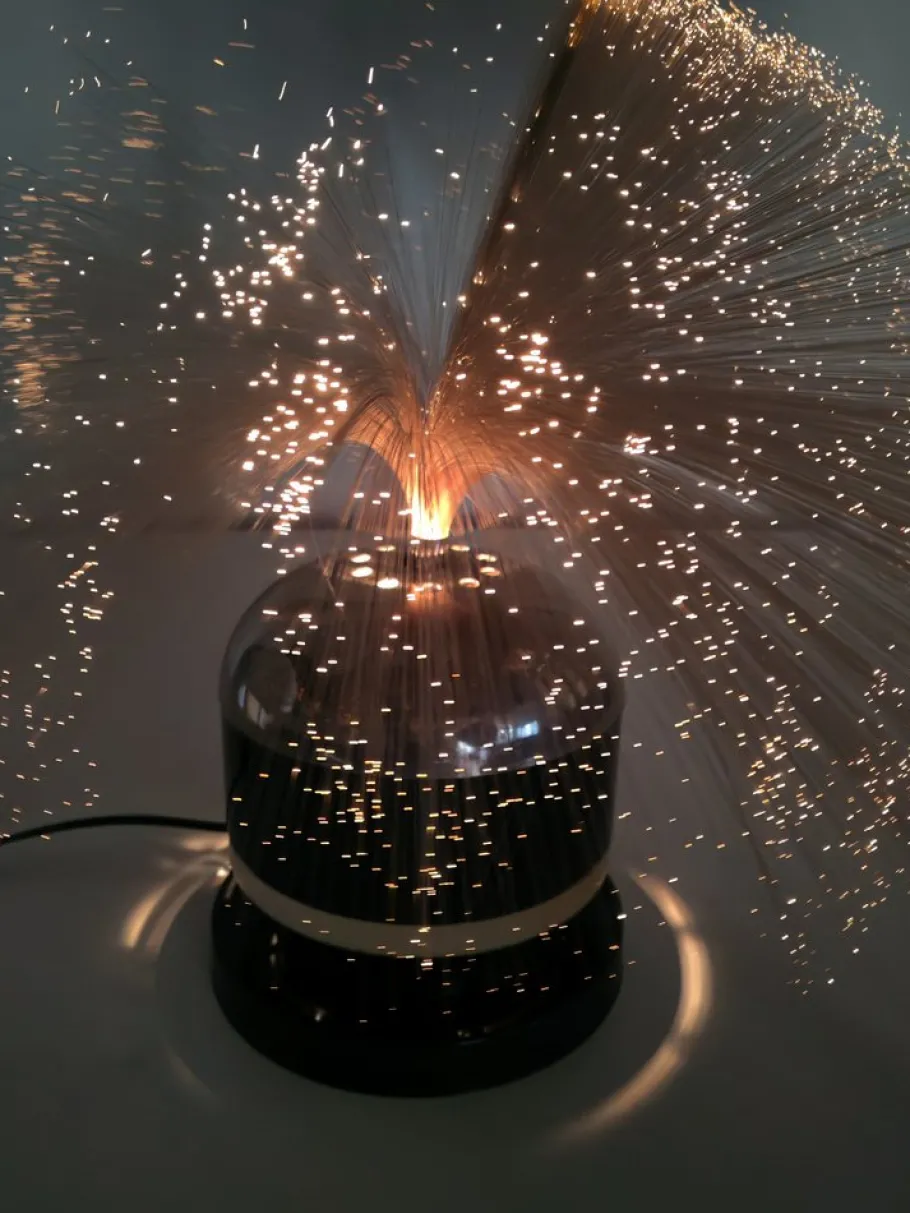 Outlet Pamono Space Age Fiber Optic Table Lamp, 1960s