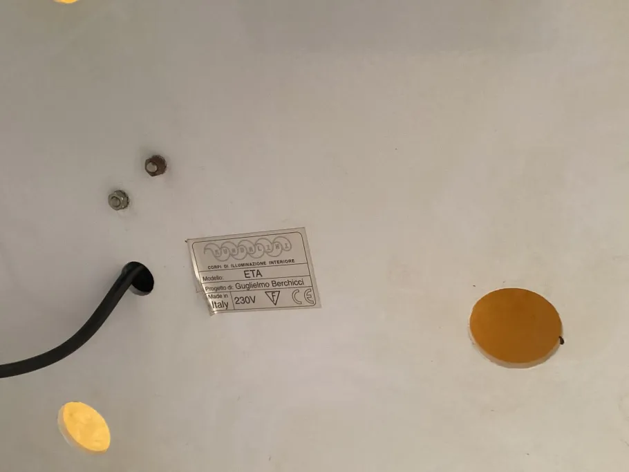 New Pamono Space Age Fiberglass Orange Floor Lamp from Kundalini Berchicci E.T.A.