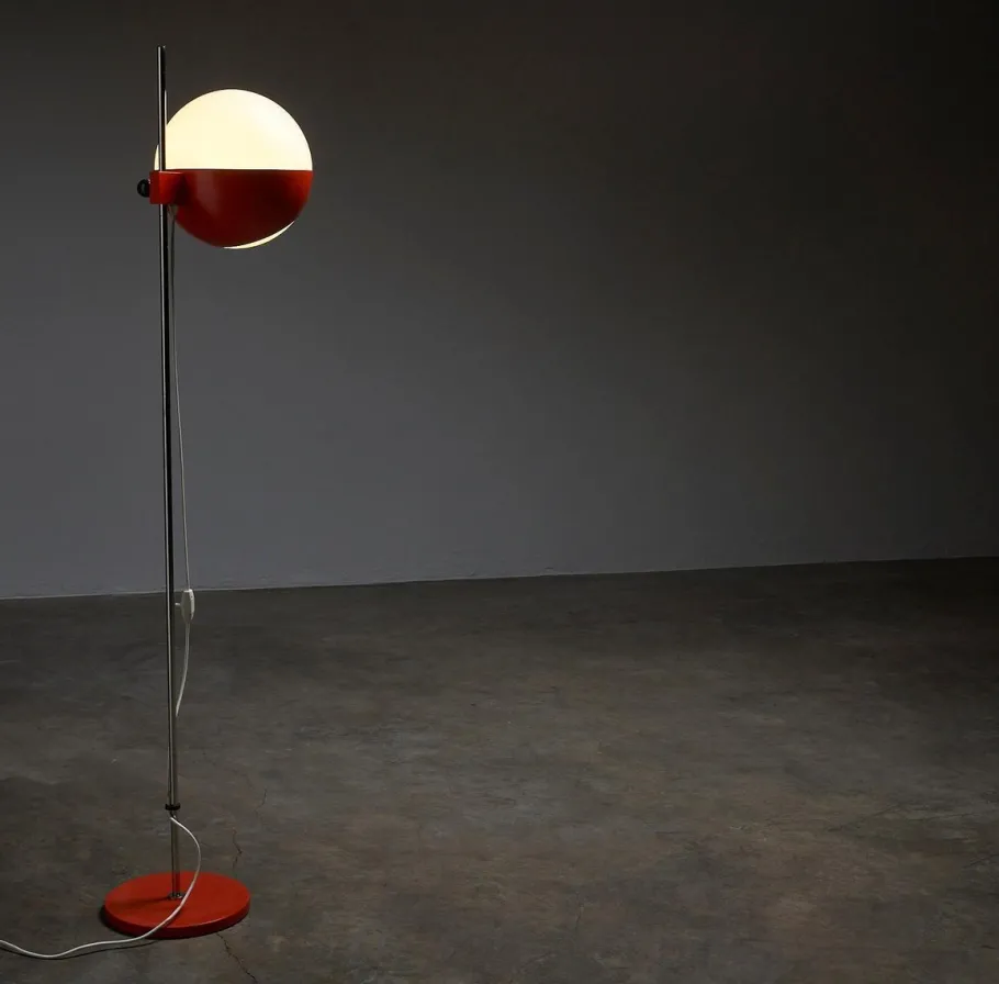 Outlet Pamono Space Age Floor Lamp attributed to Bag Turgi, Switzerland, 1960s
