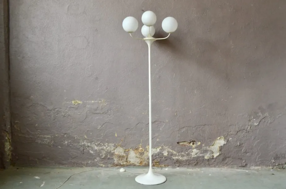 Sale Pamono Space Age Floor Lamp by E. R. Nele for Temde Leuchten
