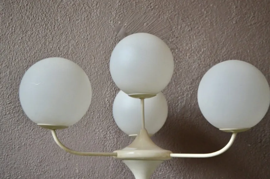 Sale Pamono Space Age Floor Lamp by E. R. Nele for Temde Leuchten