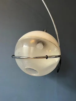 Pamono Space Age Focus Arc Floor Lamp by Fabio Lenci for Guzzini