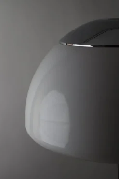 Pamono Space Age German White Chrome Floor Lamp from Cosack, 1970s