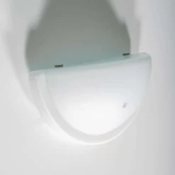 Pamono Space Age Glass Wall Lamp from Peill & Putzler