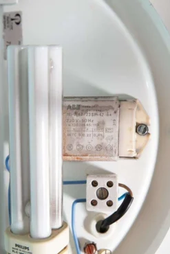 Pamono Space Age Glass Wall Lamp from Peill & Putzler