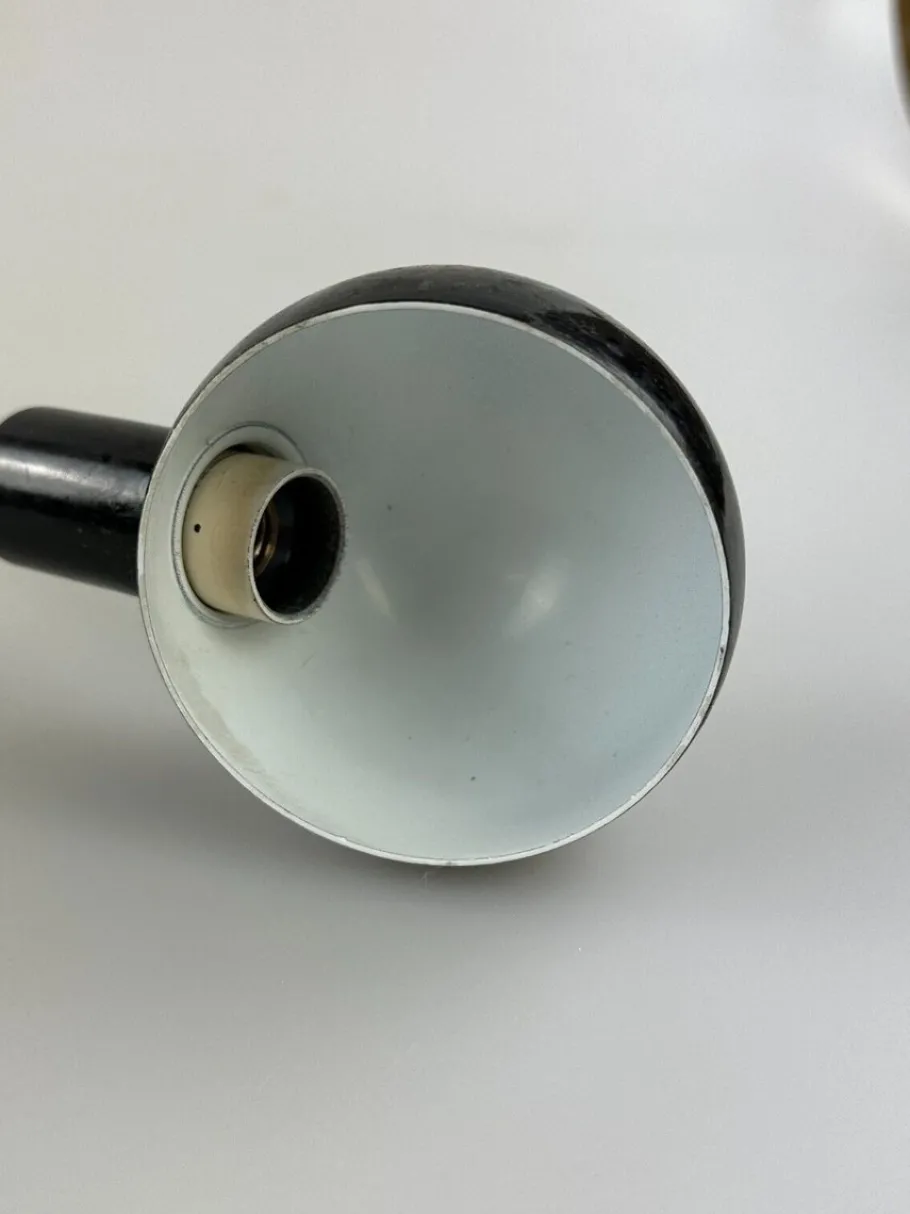 Clearance Pamono Space Age Gooseneck Clamp Lamp in Metal, 1960s