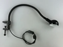 Clearance Pamono Space Age Gooseneck Clamp Lamp in Metal, 1960s