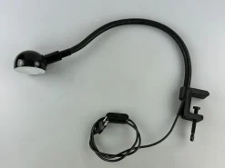 Clearance Pamono Space Age Gooseneck Clamp Lamp in Metal, 1960s